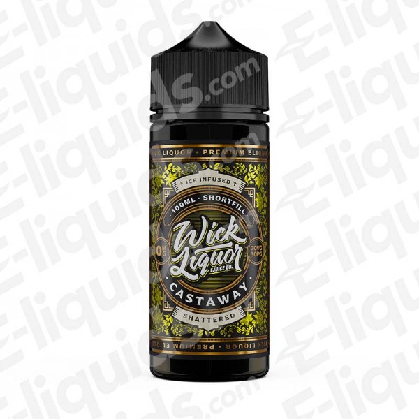 Castaway Shattered Shortfill E-liquid by Wick Liqu...