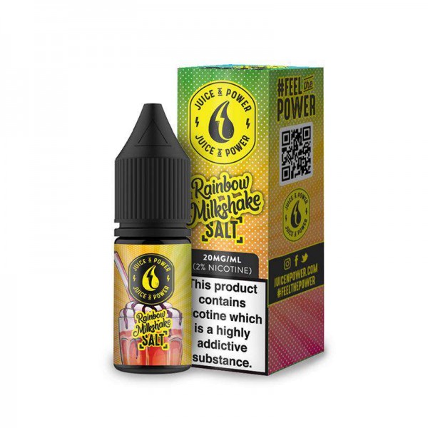 Rainbow Milkshake Nic Salt E-liquid by Juice N Pow...