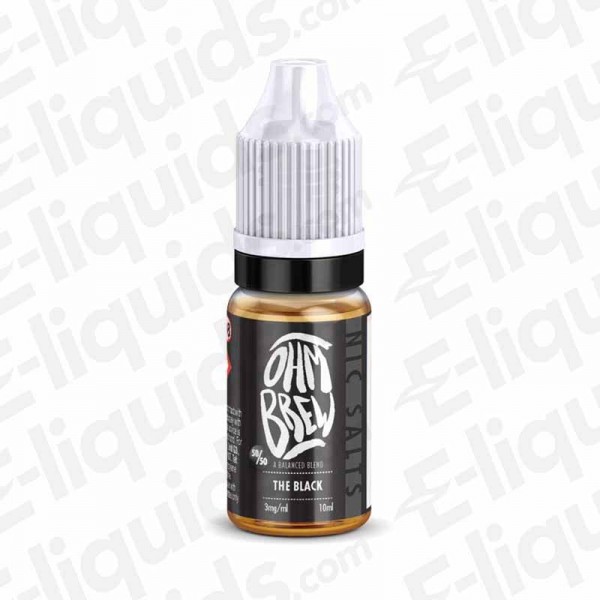 Ohm Brew Nic Salt - The Black - 10ml 50:50 | Eliqu...