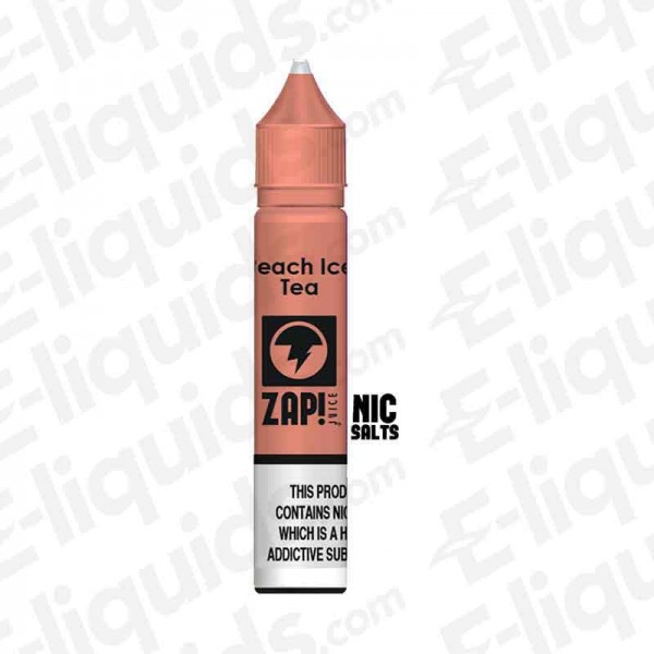 ZAP! - Peach Ice Tea Nic Salts - 20mg | Eliquid | ...
