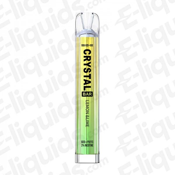 Lemon Lime Crystal Original Bar 600 Disposable Vape by SKE