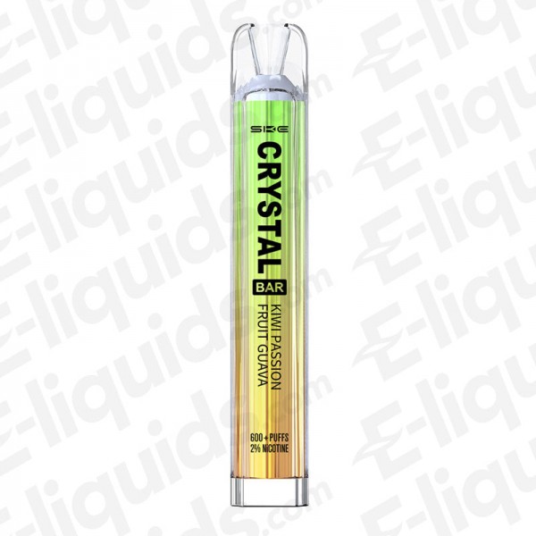 Kiwi Passion Fruit Guava Crystal Original Bar 600 Disposable Vape by S