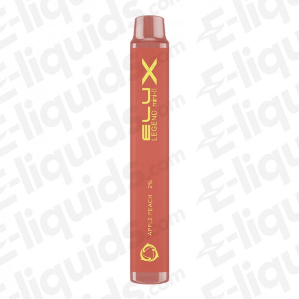 Apple Peach Legend Mini 2 Disposable Vape Device by Elux