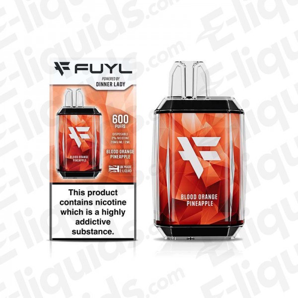 Blood Orange Pineapple Dinner Lady FUYL Disposable Vape Device