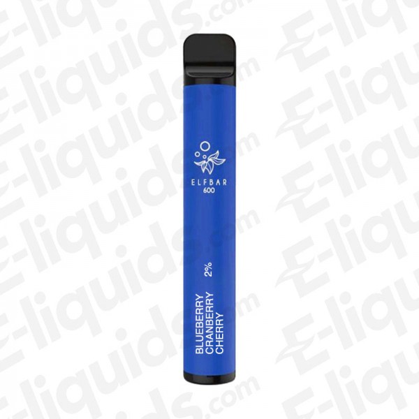 Blueberry Cranberry Cherry Disposable Vape Device by Elf Bar