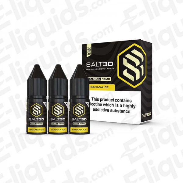Banana Ice Nic Salt E-liquid by Salt3d