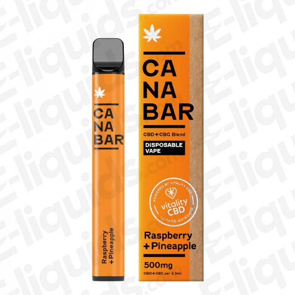 Raspberry Pineapple Canabar CBD Disposable Vape