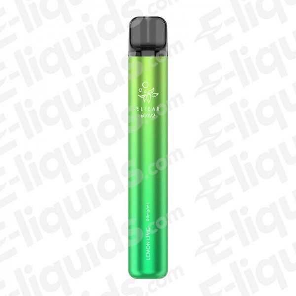 Elf Bar 600 V2 Lemon Lime Disposable Vape Device