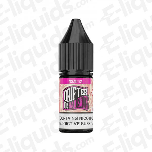 Peach Ice Nic Salt E-liquid by Drifter Bar Salts