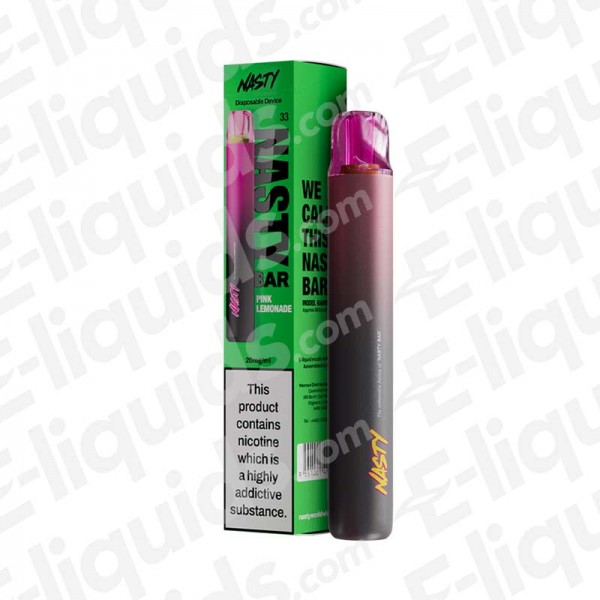 Pink Lemonade Nasty Bar DX2 Disposable Vape Device