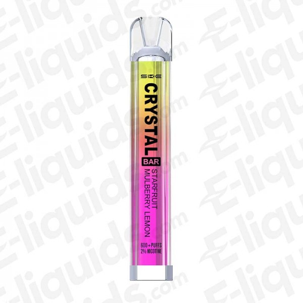 Starfruit Mulberry Lemon Crystal Original Bar 600 Disposable Vape by S