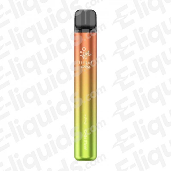 Elf Bar 600 V2 Apple Peach Disposable Vape Device