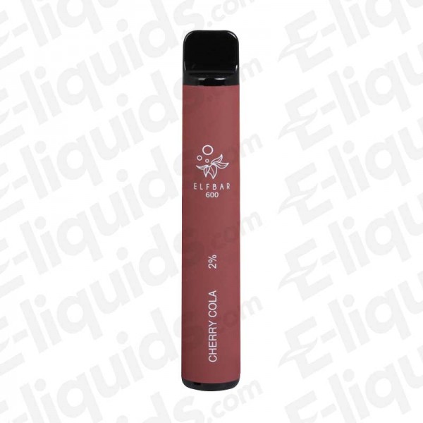 Cherry Cola 600 Disposable Vape Device by Elf Bar