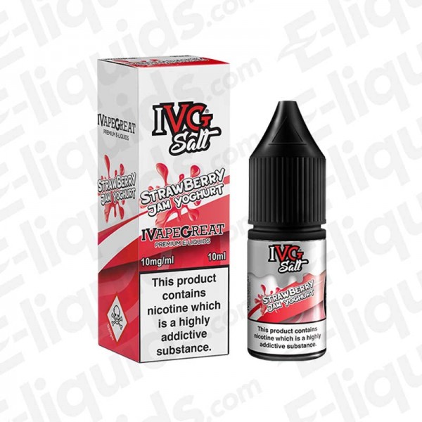 Strawberry Jam Yoghurt Nic Salt E-liquid by IVG