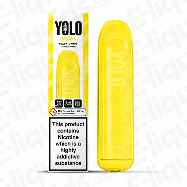 YOLO Bar Banana Disposable Vape Device