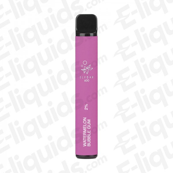 Watermelon Bubble Gum Disposable Vape Device by Elf Bar