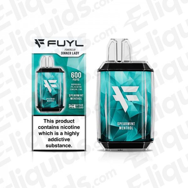 Spearmint Menthol Dinner Lady FUYL Disposable Vape Device