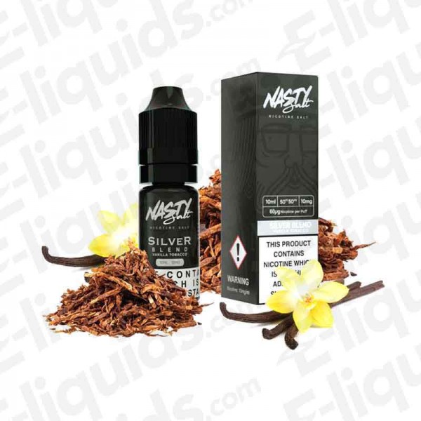 Nasty Salts - Silver Blend - 10ml - 50:50 - 10mg | E-liquids