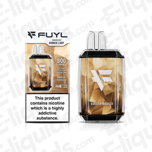 Vanilla Tobacco Dinner Lady FUYL Disposable Vape Device