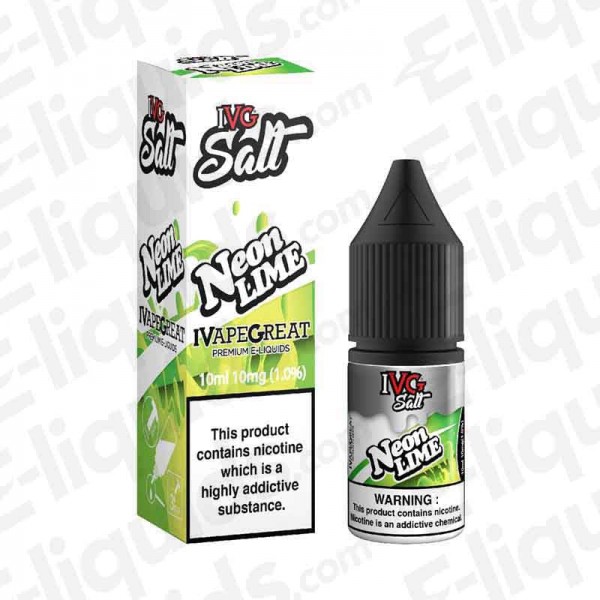 IVG SALTS - Neon Lime - 10mg | Vapour liquids | Va...
