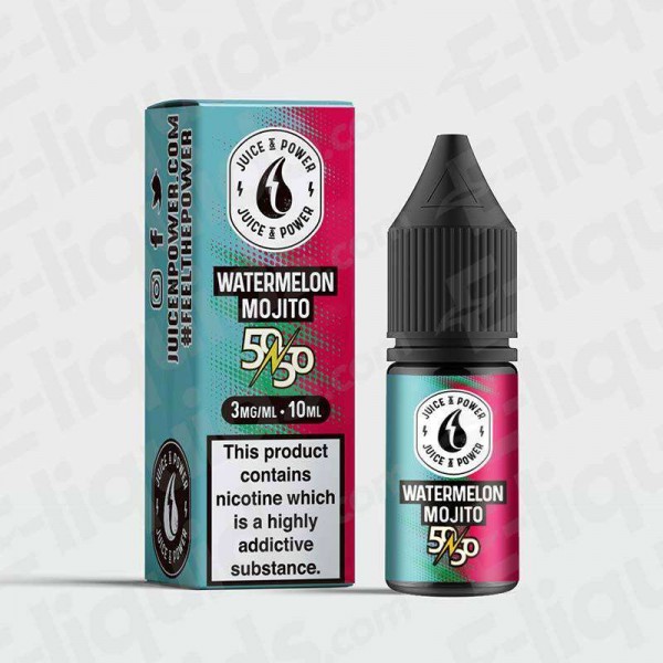 Watermelon Mojito 50/50 E-liquid by Juice N Power