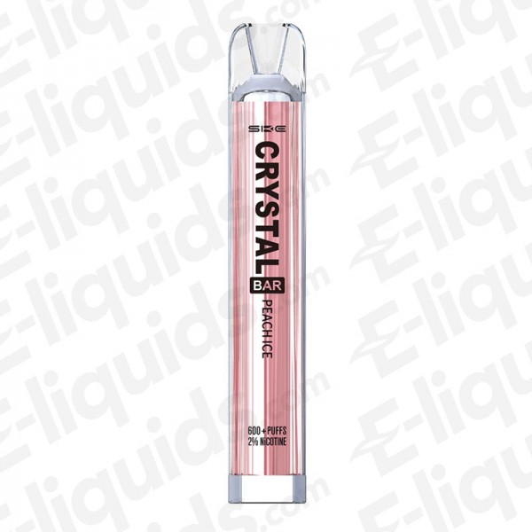 Peach Ice Crystal Original Bar 600 Disposable Vape by SKE