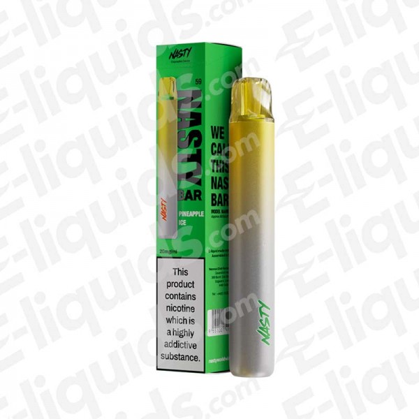 Pineapple Ice Nasty Bar DX2 Disposable Vape Device