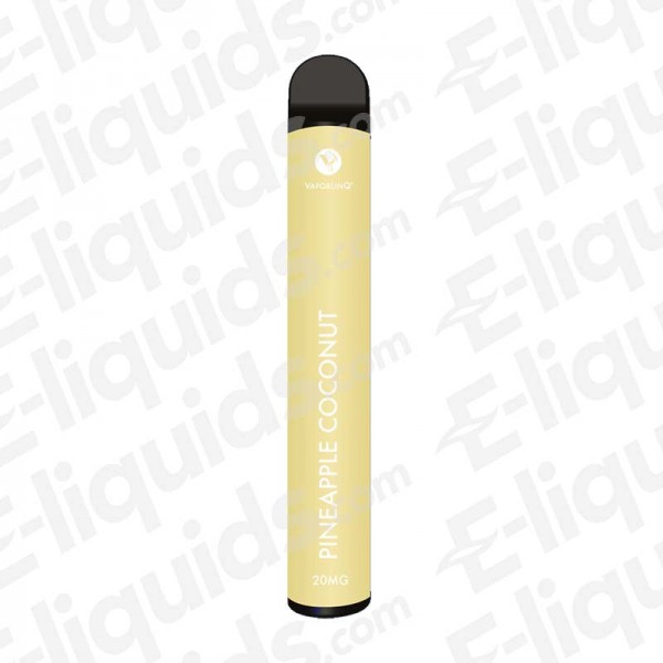 Pineapple Coconut Puff Bar Disposable Vape Device by Vaporlinq