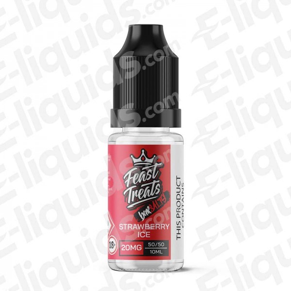 Strawberry Ice Nic Salt E-liquid by Feast Treats