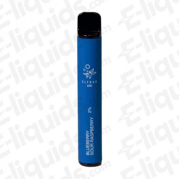 Blueberry Sour Raspberry Disposable Vape Device by Elf Bar