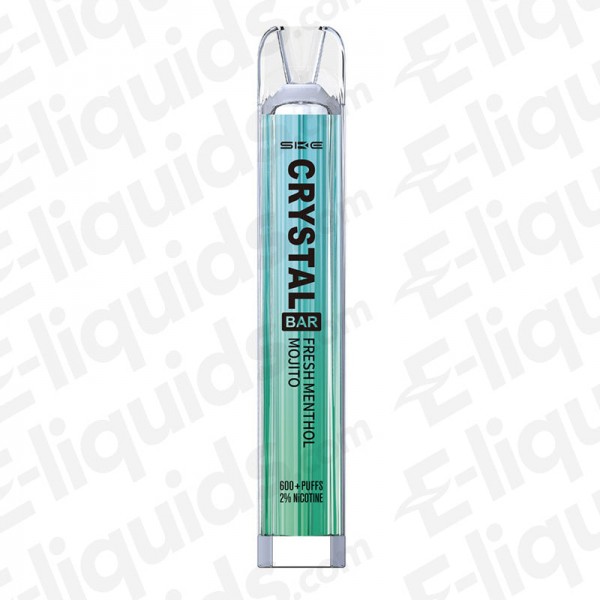 Fresh Menthol Mojito Crystal Original Bar 600 Disposable Vape by SKE