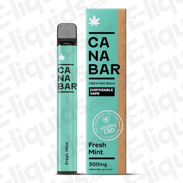 Fresh Mint Canabar CBD Disposable Vape