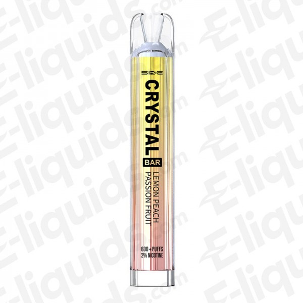 Lemon Peach Passionfruit Crystal Original Bar 600 Disposable Vape by S