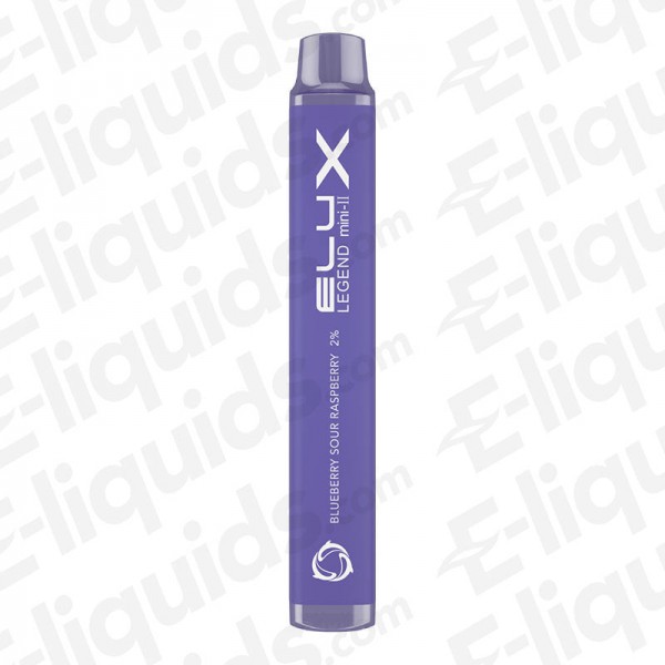 Blueberry Sour Raspberry Legend Mini 2 Disposable Vape Device by Elux