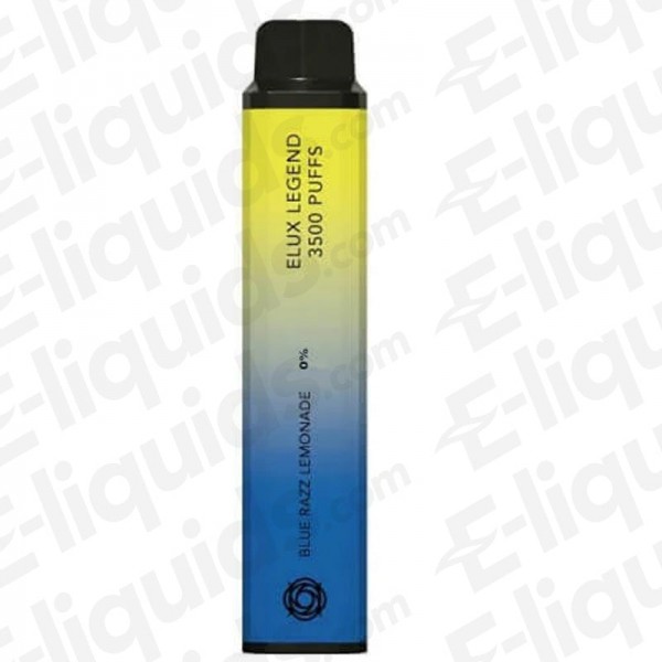 Blue Razz Lemonade Elux Legend 3500 Disposable Vape Device 0mg