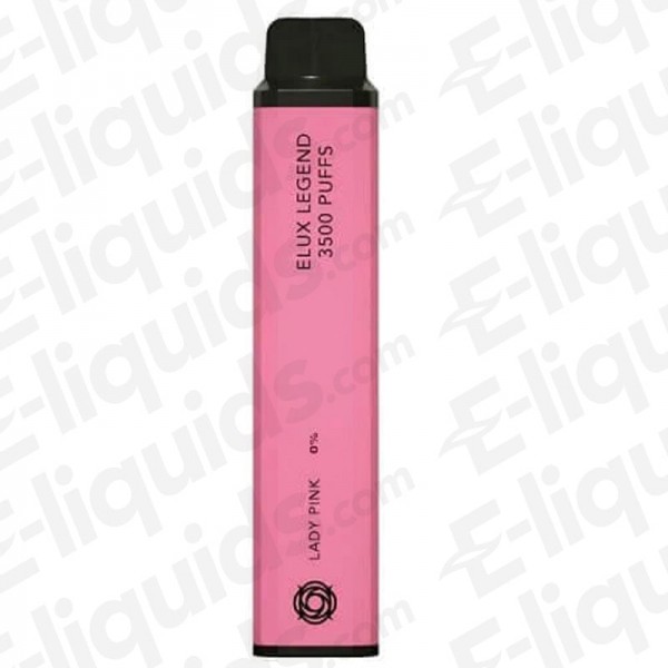 Lady Pink Elux Legend 3500 Disposable Vape Device 0mg