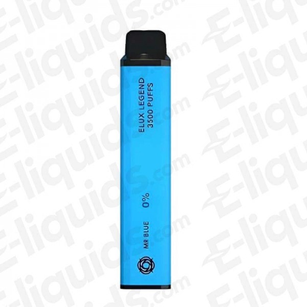 Mr Blue Elux Legend 3500 Disposable Vape Device 0mg