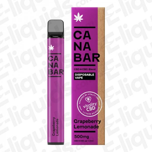 Grapeberry Lemonade Canabar CBD Disposable Vape