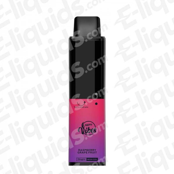 Happy Vibes Twist Raspberry Grapefruit Disposable Vape