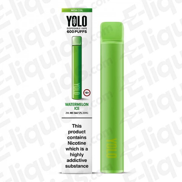 YOLO Mesh Bar Watermelon Ice Disposable Vape Device