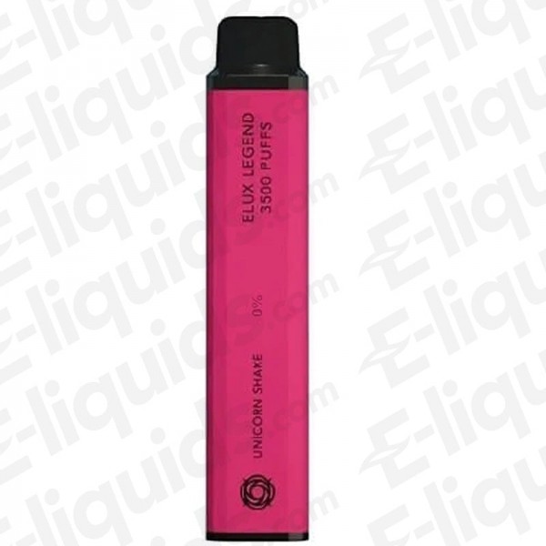 Unicorn Shake Elux Legend 3500 Disposable Vape Device 0mg