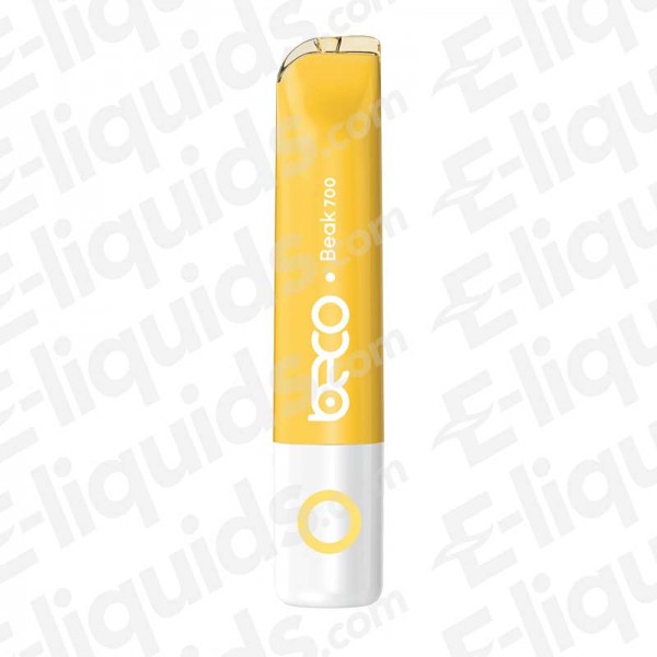 Banana Ice Beak 700 Disposable Vape Device by Beco