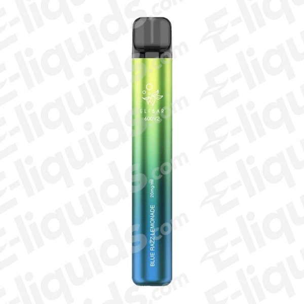 Elf Bar 600 V2 Blue Razz Lemonade Disposable Vape Device