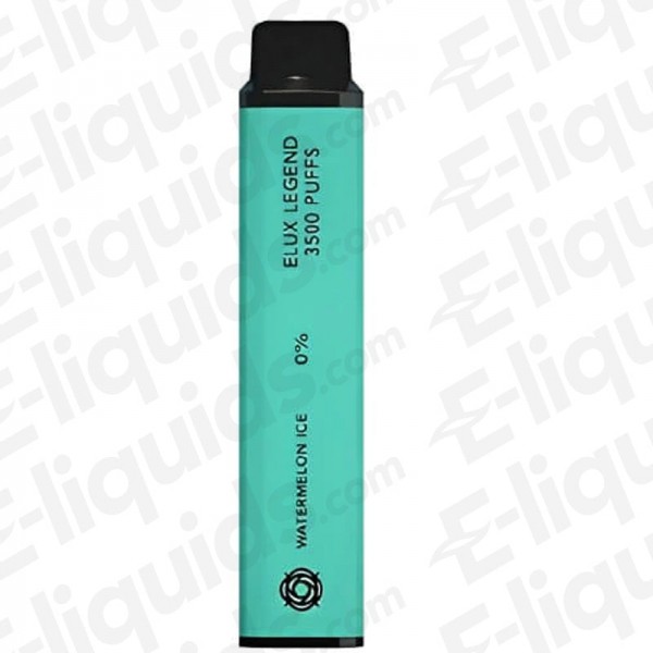 Watermelon Ice Elux Legend 3500 Disposable Vape Device 0mg