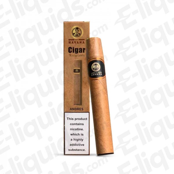 Andres XO Havana Cigar 600 Disposable Vape Device