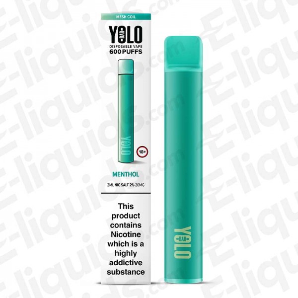 YOLO Mesh Bar Menthol Disposable Vape Device