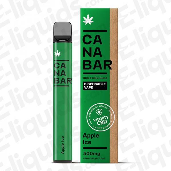 Apple Ice Canabar CBD Disposable Vape