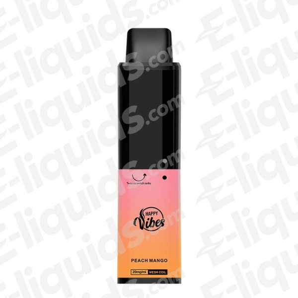 Happy Vibes Twist Peach Mango Disposable Vape