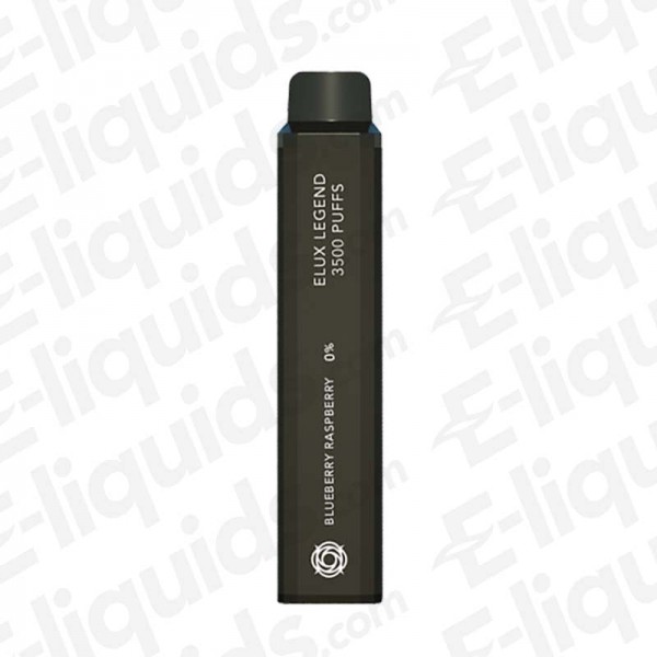 Blueberry Raspberry Elux Legend 3500 Disposable Vape Device 0mg