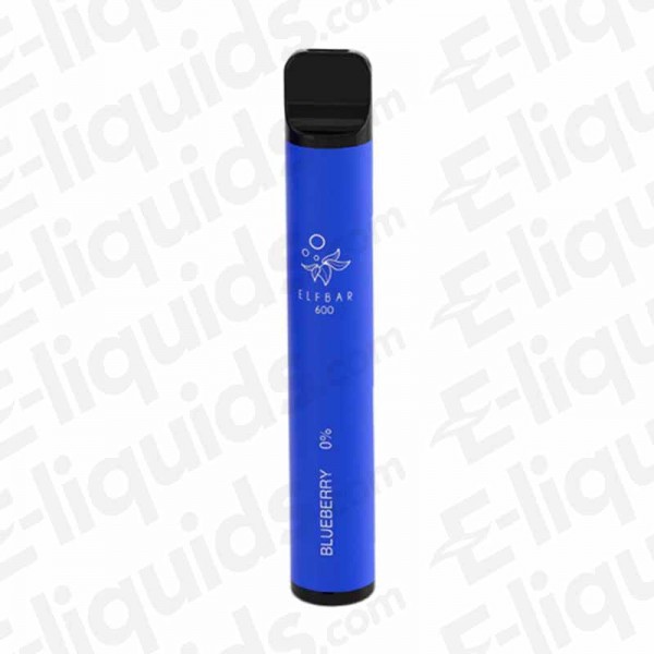 Blueberry Disposable Vape Device 0MG by Elf Bar